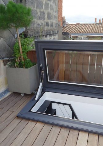 Skydoor Hinged Acces Rooflight - Glazing Vision Europe